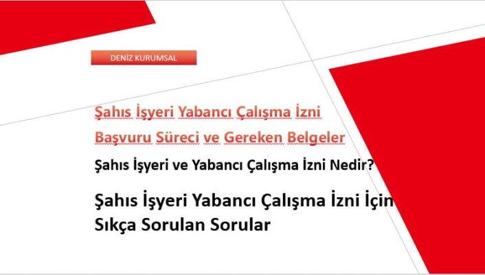 Şahıs İşyerinde Yabancı Çalışan
