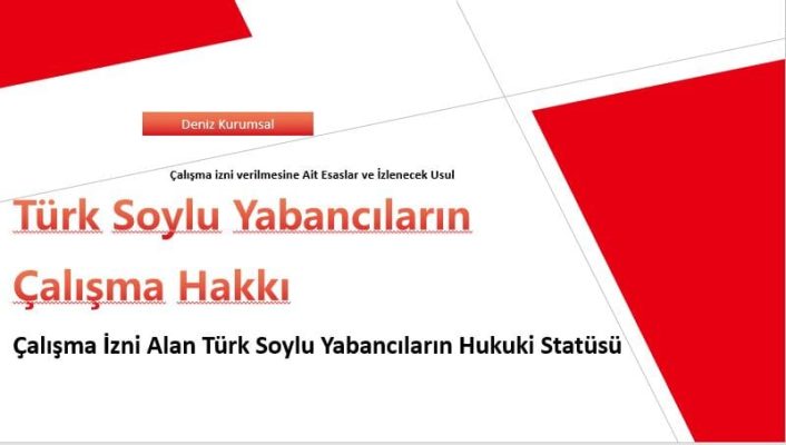 Türk Soylu Yabancıların Çalışma İzni