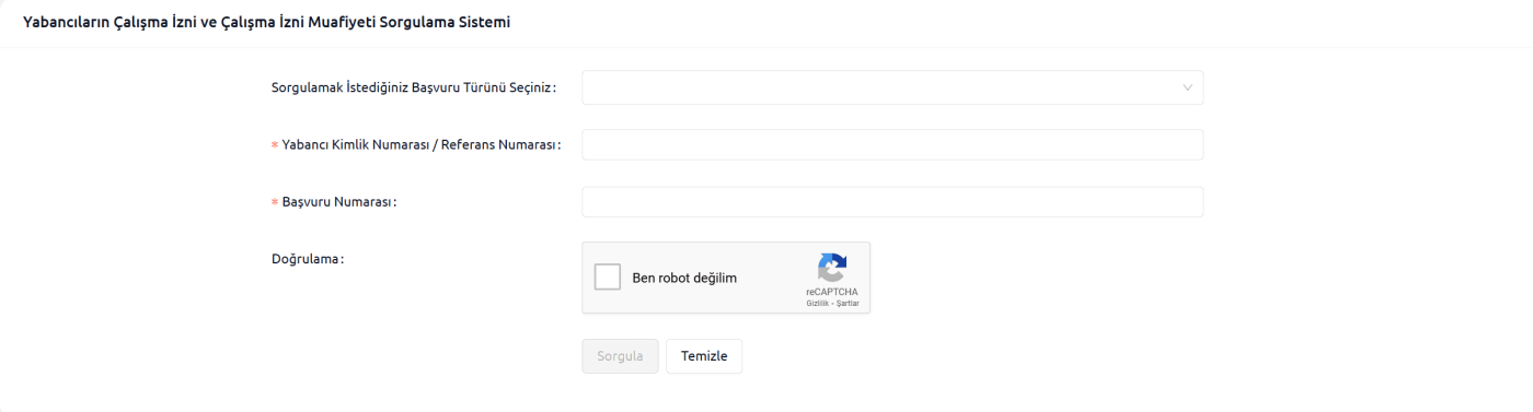 Türkiye'de çalışma izni sorgulama adımları. E-Devlet üzerinden işlem yapma sürecini gösteren infografik